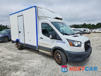 Czwarte zdjęcie samochodu z boku: 2023 FORD TRANSIT DELIVERY TRUCK VIN:1FDBW5Z89NKA01524 - miniatura