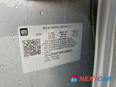 Zdjęcie 13 z 13 samochodu: 2024 CHEVROLET MALIBU LT VIN:1G1ZD5STXRF168635 - miniatura