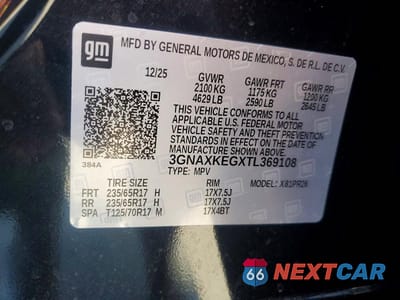 Zdjęcie 13 z 13 samochodu: 2026 CHEVROLET EQUINOX ACTIV VIN:3GNAXKEGXTL369108 - miniatura