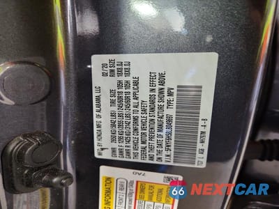 Zdjęcie 13 z 13 samochodu: 2020 HONDA PILOT EXL VIN:5FNYF6H58LB049697 - miniatura