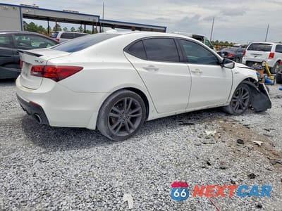 Trzecie zdjęcie samochodu z tyłu: 2018 ACURA TLX TECH+A VIN:19UUB2F61JA008110 - miniatura