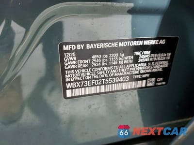 Zdjęcie 13 z 13 samochodu: 2026 BMW X1 XDRIVE28I VIN:WBX73EF02T5539403 - miniatura