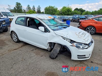 Czwarte zdjęcie samochodu z boku: 2015 VOLKSWAGEN GOLF VIN:3VW817AU6FM024459 - miniatura