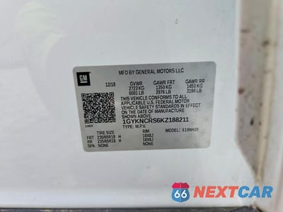 Zdjęcie 13 z 13 samochodu: 2019 CADILLAC XT5 LUXURY VIN:1GYKNCRS6KZ188211 - miniatura