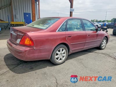 Trzecie zdjęcie samochodu z tyłu: 2000 TOYOTA AVALON XLS VIN:4T1BF28BXYU093215 - miniatura