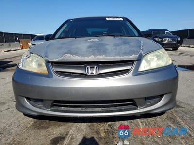 Piąte zdjęcie samochodu w środku: 2005 HONDA CIVIC LX VIN:2HGES15585H549797 - miniatura