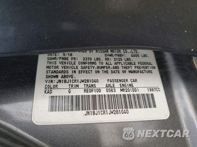 Zdjęcie 14 z 14 samochodu: 2018 NISSAN ROGUE SPORT SV VIN:JN1BJ1CR1JW281040 - miniatura
