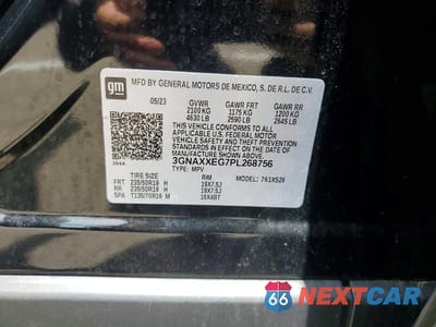 Zdjęcie 13 z 13 samochodu: 2023 CHEVROLET EQUINOX PREMIER VIN:3GNAXXEG7PL268756 - miniatura