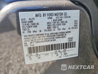 Zdjęcie 13 z 13 samochodu: 2025 FORD MAVERICK XLT VIN:3FTTW8JA3SRA74100 - miniatura