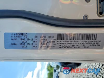 Zdjęcie 13 z 13 samochodu: 2018 JEEP COMPASS LIMITED VIN:3C4NJDCB2JT478870 - miniatura