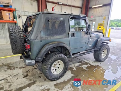 Trzecie zdjęcie samochodu z tyłu: 2002 JEEP WRANGLER / TJ X VIN:1J4FA39S72P708845 - miniatura