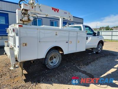 Trzecie zdjęcie samochodu z tyłu: 2007 FORD F350 SUPER DUTY VIN:1FDWF37Y97EA60910 - miniatura