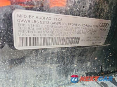 Zdjęcie 12 z 12 samochodu: 2009 AUDI A6 PREMIUM VIN:WAUDG74F99N025531 - miniatura