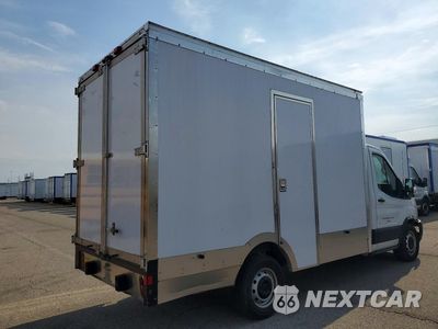Trzecie zdjęcie samochodu z tyłu: 2023 FORD TRANSIT REFRIGERATED BOX TRUCK VIN:1FDBW5ZG9PKA11013 - miniatura