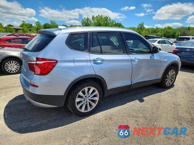 Trzecie zdjęcie samochodu z tyłu: 2014 BMW X3 XDRIVE28I VIN:5UXWX9C53E0D25526 - miniatura