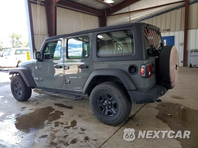 Drugie zdjęcie samochodu z przodu: 2018 JEEP WRANGLER UNLIMITED SPORT VIN:1C4HJXDN5JW332514 - miniatura