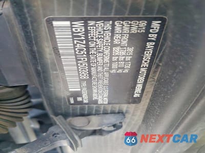 Zdjęcie 12 z 12 samochodu: 2015 BMW I3 REX VIN:WBY1Z4C51FV503958 - miniatura