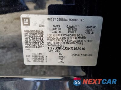 Zdjęcie 13 z 13 samochodu: 2019 CADILLAC ESCALADE ESV PLATINUM VIN:1GYS3KKJXKR162910 - miniatura