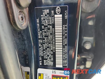 Zdjęcie 12 z 12 samochodu: 2019 TOYOTA CAMRY LE VIN:4T1B11HK8KU251468 - miniatura