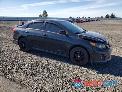 Czwarte zdjęcie samochodu z boku: 2011 TOYOTA COROLLA S VIN:2T1BU4EE9BC613073 - miniatura