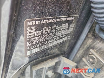 Zdjęcie 14 z 14 samochodu: 2018 BMW X4 XDRIVEM40I VIN:5UXXW7C53J0W65536 - miniatura