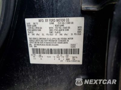Zdjęcie 13 z 13 samochodu: 2013 FORD EDGE SE VIN:2FMDK4GC9DBC93285 - miniatura