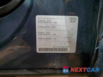 Zdjęcie 13 z 13 samochodu: 2011 AUDI Q5 PREMIUM PLUS VIN:WA1VFCFP3BA109022 - miniatura