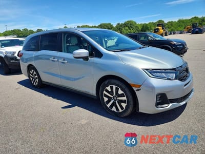 Czwarte zdjęcie samochodu z boku: 2025 HONDA ODYSSEY EXL VIN:5FNRL6H69SB071048 - miniatura