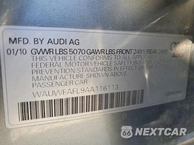 Zdjęcie 12 z 12 samochodu: 2010 AUDI A4 PREMIUM PLUS VIN:WAUWFAFL9AA116113 - miniatura