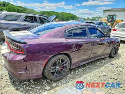 Trzecie zdjęcie samochodu z tyłu: 2020 DODGE CHARGER SCAT PACK VIN:2C3CDXGJ9LH166840 - miniatura