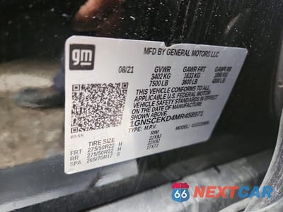 Zdjęcie 13 z 13 samochodu: 2021 CHEVROLET SUBURBAN C1500 RST VIN:1GNSCEKD4MR458971 - miniatura