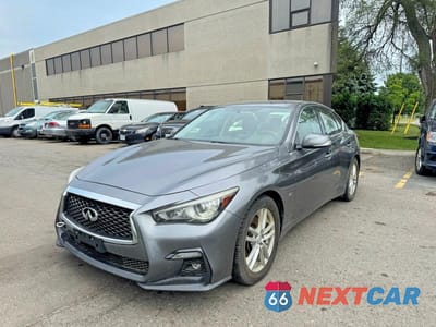 Drugie zdjęcie samochodu z przodu: 2018 INFINITI Q50 3.0T LUXE VIN:JN1EV7AR6JM611757 - miniatura