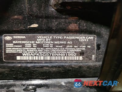 Zdjęcie 12 z 12 samochodu: 2011 BMW 328 XI SULEV VIN:WBAPK5G57BNN81992 - miniatura