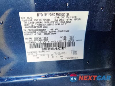 Zdjęcie 13 z 13 samochodu: 2017 FORD FLEX LIMITED VIN:2FMHK6D88HBA02469 - miniatura