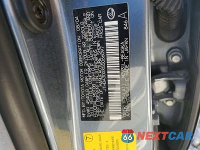 Zdjęcie 12 z 12 samochodu: 2005 LEXUS ES 330 VIN:JTHBA30GX55066097 - miniatura