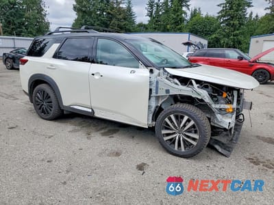 Czwarte zdjęcie samochodu z boku: 2023 NISSAN PATHFINDER PLATINUM VIN:5N1DR3DK2PC239316 - miniatura