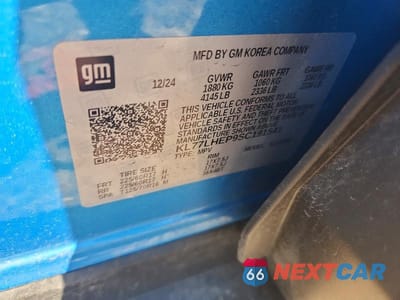 Zdjęcie 12 z 12 samochodu: 2025 CHEVROLET TRAX 1LT VIN:KL77LHEP9SC191541 - miniatura