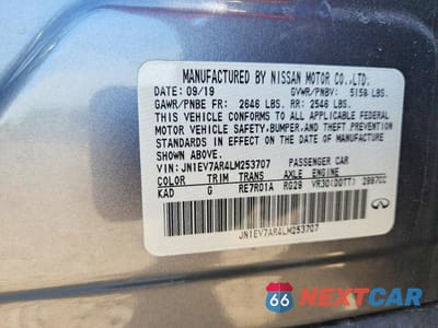 Zdjęcie 12 z 12 samochodu: 2020 INFINITI Q50 3.0T LUXE VIN:JN1EV7AR4LM253707 - miniatura