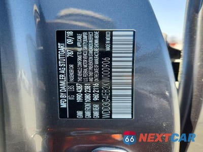 Zdjęcie 12 z 12 samochodu: 2019 MERCEDES-BENZ A 220 VIN:WDD3G4EB2KW000906 - miniatura