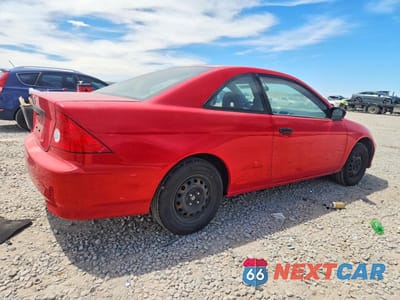 Trzecie zdjęcie samochodu z tyłu: 2005 HONDA CIVIC DX VP VIN:1HGEM22125L069713 - miniatura