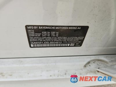 Zdjęcie 12 z 12 samochodu: 2020 BMW 330I VIN:3MW5R1J06L8B04810 - miniatura