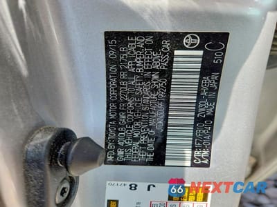 Zdjęcie 12 z 12 samochodu: 2015 TOYOTA PRIUS TWO VIN:JTDKN3DU9F1992750 - miniatura