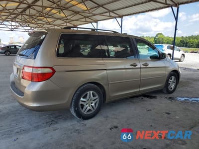 Trzecie zdjęcie samochodu z tyłu: 2007 HONDA ODYSSEY EXL VIN:5FNRL38647B406867 - miniatura