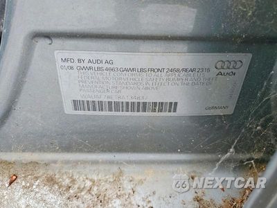 Zdjęcie 12 z 12 samochodu: 2008 AUDI A4 2.0T VIN:WAUAF78E18A134837 - miniatura