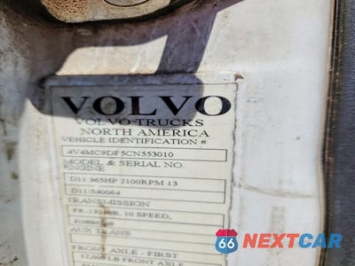 Zdjęcie 10 z 10 samochodu: 2012 VOLVO VNM DUMP TRUCK VIN:4V4MC9DF5CN553010 - miniatura