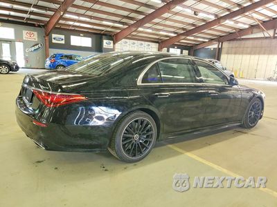 Trzecie zdjęcie samochodu z tyłu: 2022 MERCEDES-BENZ S 580 4MATIC VIN:W1K6G7GB6NA136999 - miniatura