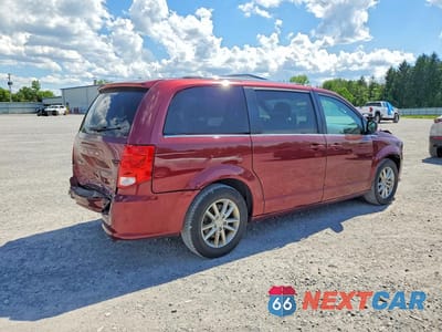 Trzecie zdjęcie samochodu z tyłu: 2019 DODGE GRAND CARAVAN SXT VIN:2C4RDGCG1KR514073 - miniatura