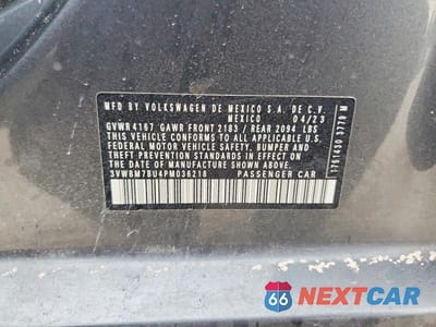 Zdjęcie 12 z 12 samochodu: 2023 VOLKSWAGEN JETTA SPORT VIN:3VWBM7BU4PM036218 - miniatura