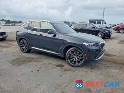 Czwarte zdjęcie samochodu z boku: 2023 BMW X3 SDRIVE30I VIN:5UX43DP04P9P51550 - miniatura