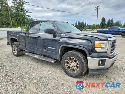 Czwarte zdjęcie samochodu z boku: 2014 GMC SIERRA K1500 SLE VIN:1GTV2UEH0EZ383754 - miniatura